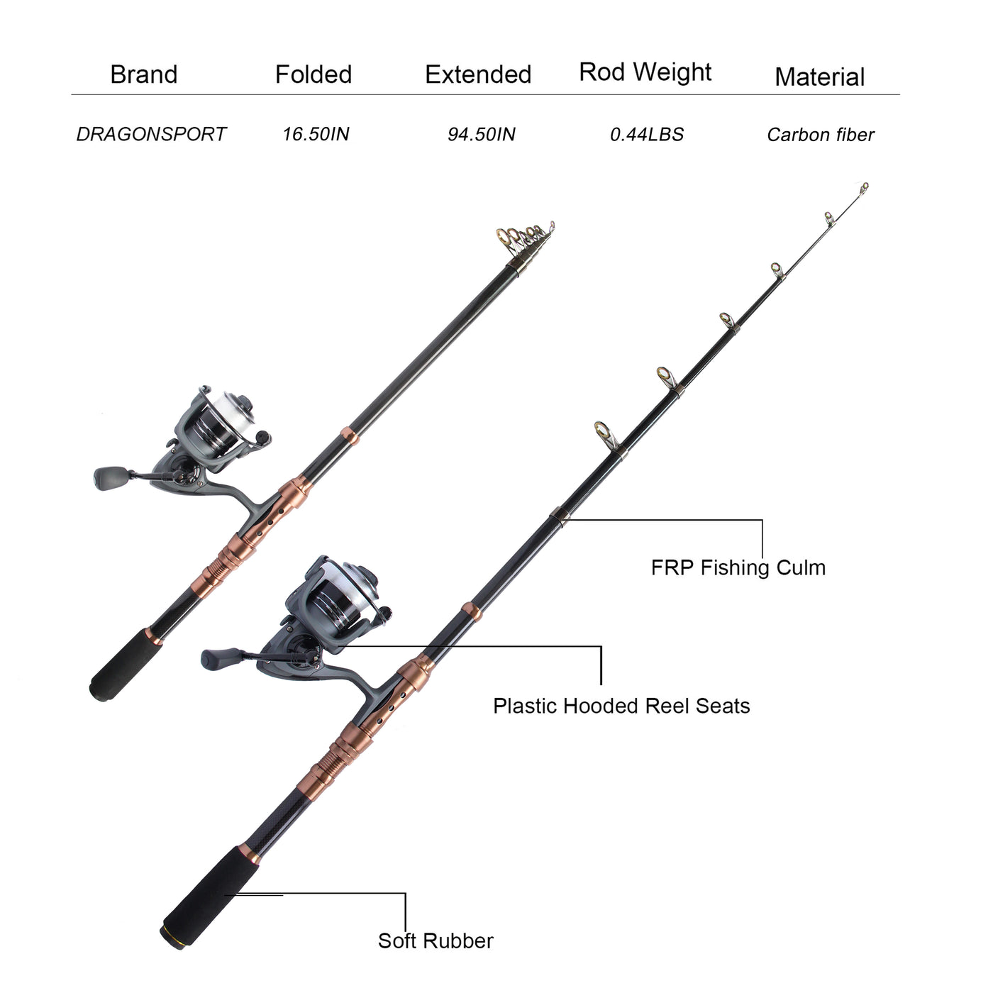 Telescopic Fishing Rod, Reel Combos Full Kit Fishing Accessories